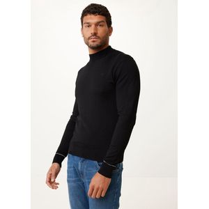 Turle Neck Sweater Mannen - Zwart - Maat XL