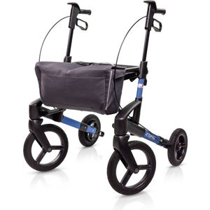 Topro - Olympos ATR M - Rollator - Blauw - Inclusief Rugband - Grote Wielen