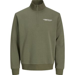 Jrebzack Sweat Half Zip, vuur leaf clover, L