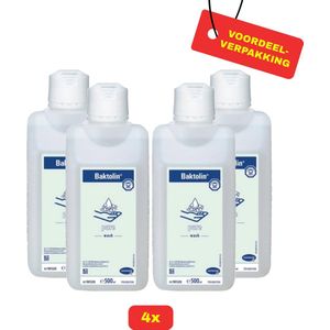 4 x Baktolan Pure Wash Handzeep 500ml - Voordeelverpakking