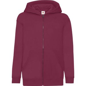 Fruit Of The Loom Kinderen / Kinder Unisex Sweatshirt met capuchon (Bordeaux)