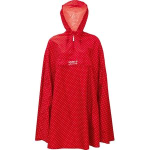 Pro-X Elements - Alena - Opbergbare Regenponcho - Rood - Ademend - Waterdicht