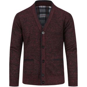 Allthemen Heren Gebreide Vest - Klassieke Knopen - 3XL