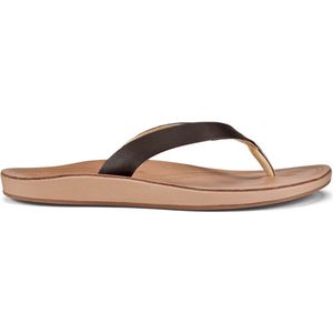 Olukai Nonohe Dames Slipper Dark Java/Golden Sand 38