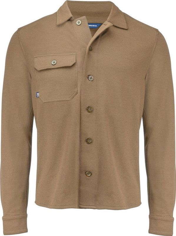 Cutter & Buck Advantage Leisure Shirt Heren Khaki maat S