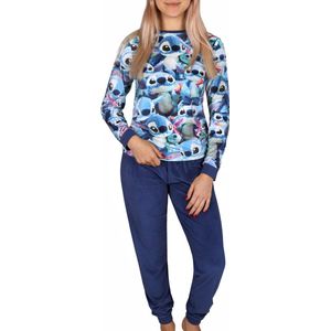 DISNEY Stitch Lange damespyjama, pyjama met lange mouwen