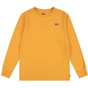 Levi´s ® Kids Graphic T-shirt Met Lange Mouwen Geel 4 Years Jongens