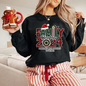 Foute kersttrui voor heren en dames family christmas 2024 making memories together-Maat S