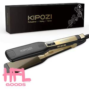 HFL Goods Titanium IJzeren Stijltang - Met LCD - Zwart