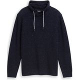 TOM TAILOR - Trui - Navy / Wit - Capuchon - Knitwear