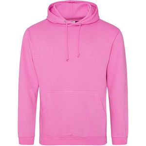 AWDis Just Hoods / Candyfloss Pink College Hoodie size L