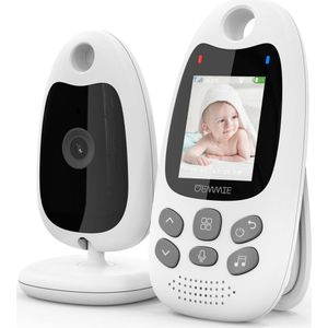 Oemmie Babyfoon - Babyfoon met Camera - Baby Monitor - Baby Camera - Video & Audio - Nachtvisie - Wit