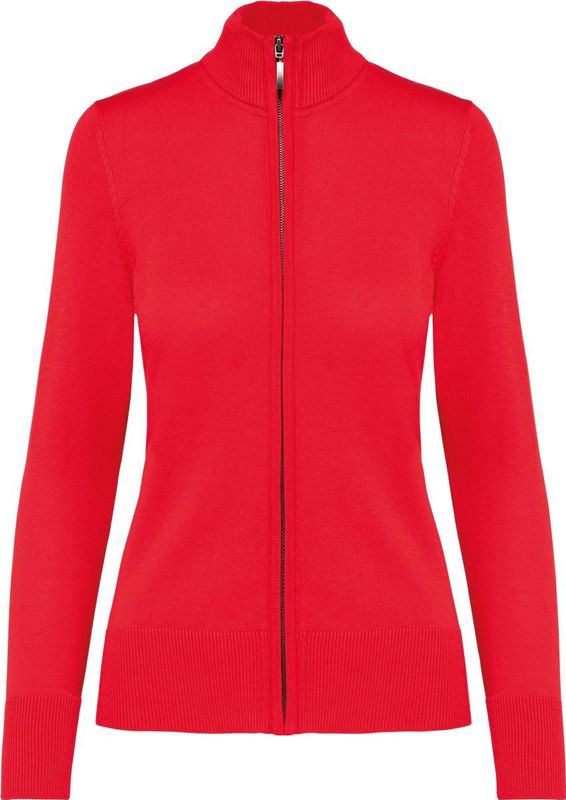 Kariban - Damesvest - Slanke Pasvorm - Met Rits