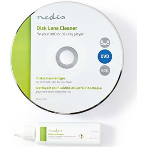 Nedis Disc Lensreiniger - Reinigingsschijf - 20 ml - Blu-ray-Speler / DVD-Speler