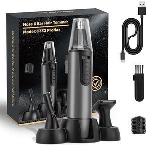 Neustrimmer - Efficiënt en Veilig - Voor Neus, Oren en Wenkbrauwen - Compact en Gebruiksvriendelijk Design - Pijnloos en Precies - Verzorging voor Mannen en Vrouwen