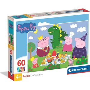Clementoni - Peppa Pig Legpuzzel - Kinderpuzzel - Puzzel 60 stukjes - Vanaf 4 jaar