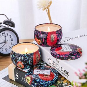 Aroma kaarsen, 4 stuks geurkaarsen voor vrouwen, cadeauset, citroen, lavendel, natuurlijke sojawas voor aromatherapie, massage, stress verminderen, Kerstmis, verjaardag, Valentijnsdag, yoga,