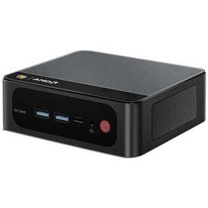 Beelink SER5 Max 32 GB - 512 GB SSD Windows 11 mini pc - Windows pc - Desktop - Computer - Game pc - Portable - 512GB SSD - Windows 11 - Vesa - AMD Ryzen 7 - 4.7 GHz - 4K 166 Hz - Dual band wifi 5G - Dual HDMI - 2 x M.2 pport SSD schijf