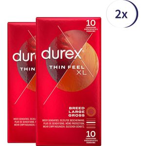 Durex Condooms Thin Feel XL 10st x 2