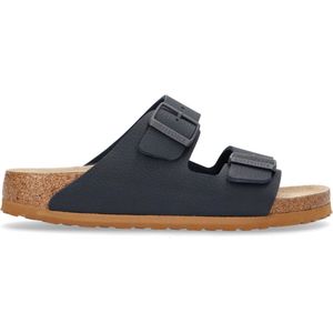 Birkenstock Arizona Heren Slippers Desert Soil Midnight Narrow-fit |  Blauw | Imitatieleer | Maat 40