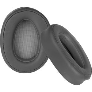 Somstyle Oorkussens Geschikt Voor Sony WH-H900N & MDR-100ABN Koptelefoon - 2 Stuks - Zacht Schuim - Eiwitleer - Donkergrijs