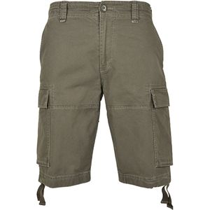 Vintage Shorts korte broek met zijzakken Olive - XXL
