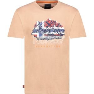 Geographical Norway - Jummit Shirt - Heren T-shirt - Beige