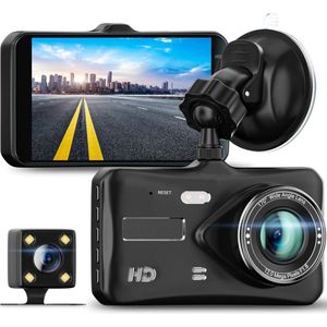 Dual Dashcam voor Auto - Voor en Achter - Full HD - Parkeermodus - 170° wijdhoeklens