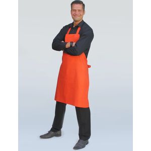 Link KitchenwearKeuken- en Barbecueschort - Oranje - 80 x 73 cm
