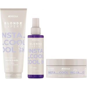 Indola - Blonde Expert Insta Cool Complete Set - Haargel