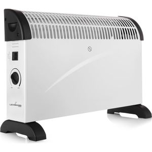 Convector elektrische verwarming met thermostaat en oververhittingsbeveiliging - 750/1250/2000 watt