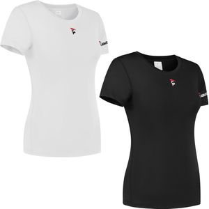 Gladiator Sports Compressie shirt - Sportshirt - Sportkleding voor Dames - Hardloop Shirt - Wit - L