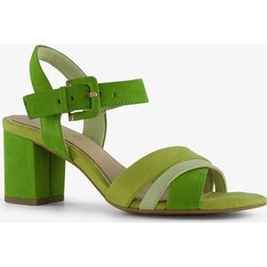 Nova dames sandalen met hak groen - Maat 37