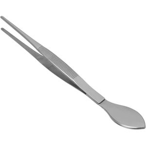 JHubers Goods - Bonsai Pincet met Roestvrijstalen Gekartelde Tips voor Potplanten - Bodem Losmaken en Onderhoudsspatel - Roestvrij Staal - Duurzaam en Handig Hulpmiddel