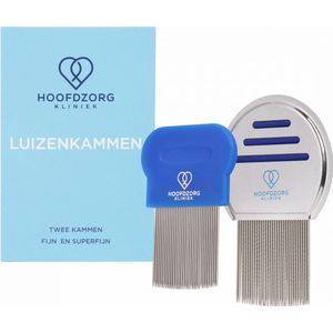 Twee luizenkammen van HoofdZorg Kliniek