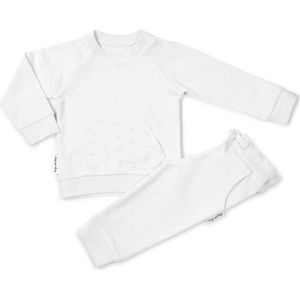 Frogs and Dogs - Joggingpakje Basic - Wit - Maat 56 - Jongens, Meisjes