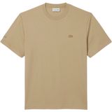 Lacoste - Signature René - T-shirt - Beige - Katoen