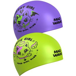 Madwave Cuties Reversible Junior Zwembadmuts Paars