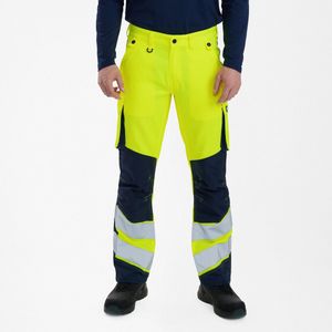 Engel Safety Light werkbroek 2545-319 - Hi-vis Yellow / Blue Ink - 74