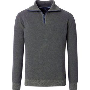 Casa Moda Gemêleerde Heren Trui Met Opstaande Kraag - L