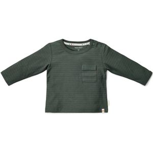 Shirt - Night Green - Forest Friends - Lange Mouw