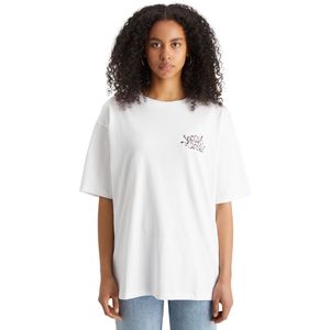 Scotch & Soda OVERSIZED FIT T-SHIRT WITH FRONT AND BACK ARTWORK Dames T-Shirt - Maat S