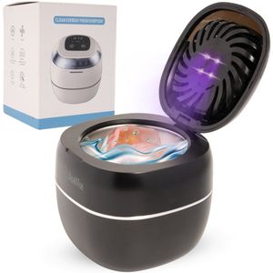 AceWise Ultrasone Reiniger - Kunstgebit Reiniger - Mondbeugel Reiniger - ultrasoon reiniger gebitsprothese - Ultrasonic Cleaner - Zwart - oplaadbaar -