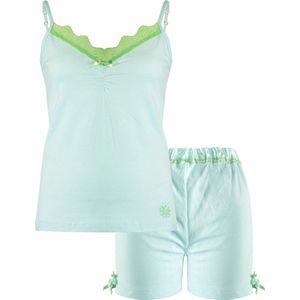 Irresistible - Dames Shortama - Pyjama Set - Groen- Maat 40/42