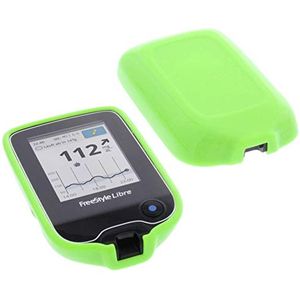 Beschermhoes voor Bloedglucosemeter - Geschikt voor Freestyle Libre 1 - TPU Rubber Groen