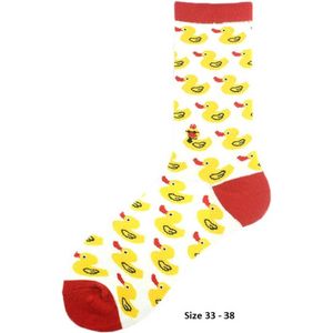 Kindersokken Badeend - Katoen - Schoenmaat 33-38