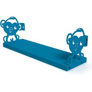 Gorillz Monkey - Kinderkamer - Accessoires - Boekenplank - Blauw