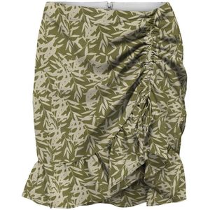 Only Nova Life Vis Philine Korte Rok Groen S Vrouw