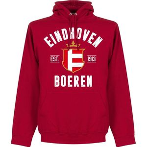 Eindhoven Established Hooded Sweater - Rood - M