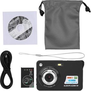 Digitale Camera 8X Zoom Kaart 5 Mp 2.7In Lcd-scherm Maximale Ondersteuning 32Gb Geheugenkaart Ingebouwde Microfoon - Zwart .